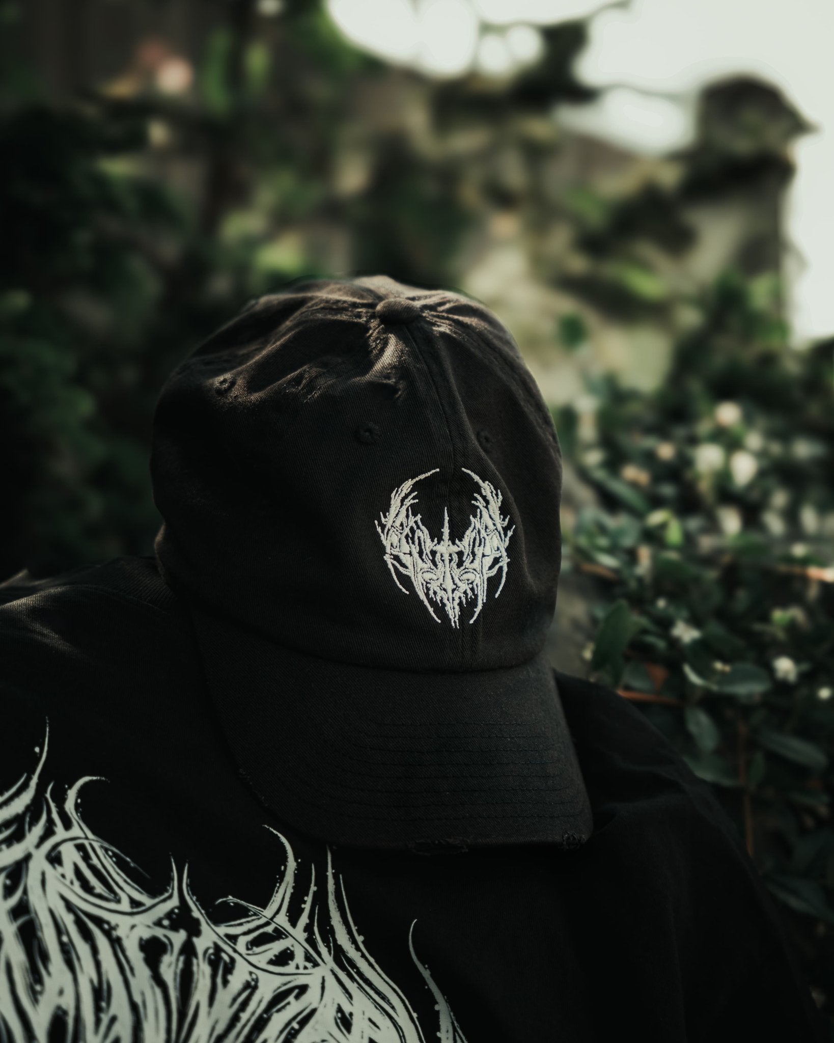 "Crescent" Destroyed Dad Cap - Fever Dream